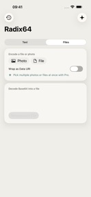 Radix64: Base64 Encoder screenshot
