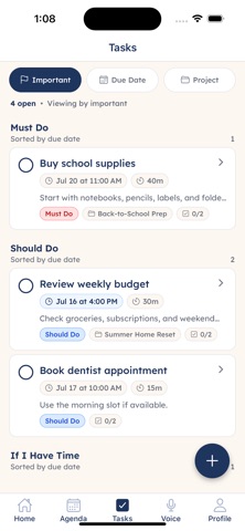 My Full Day iPhone screenshot
