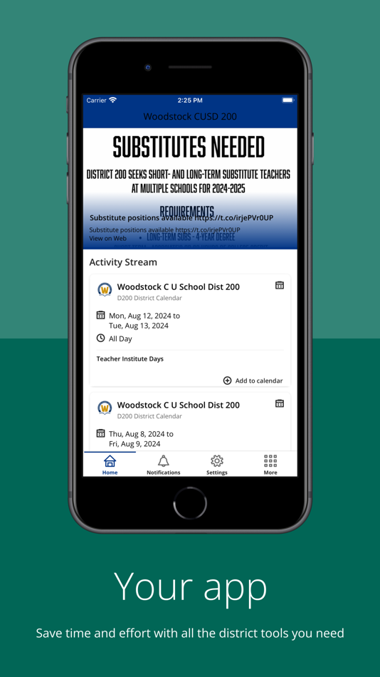 #1. Woodstock CUSD 200 (iOS) Podle: WOODSTOCK COMMUNITY UNIT SCHOOL DISTRICT 200