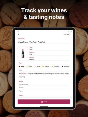 Wine Tasting Notesのおすすめ画像1