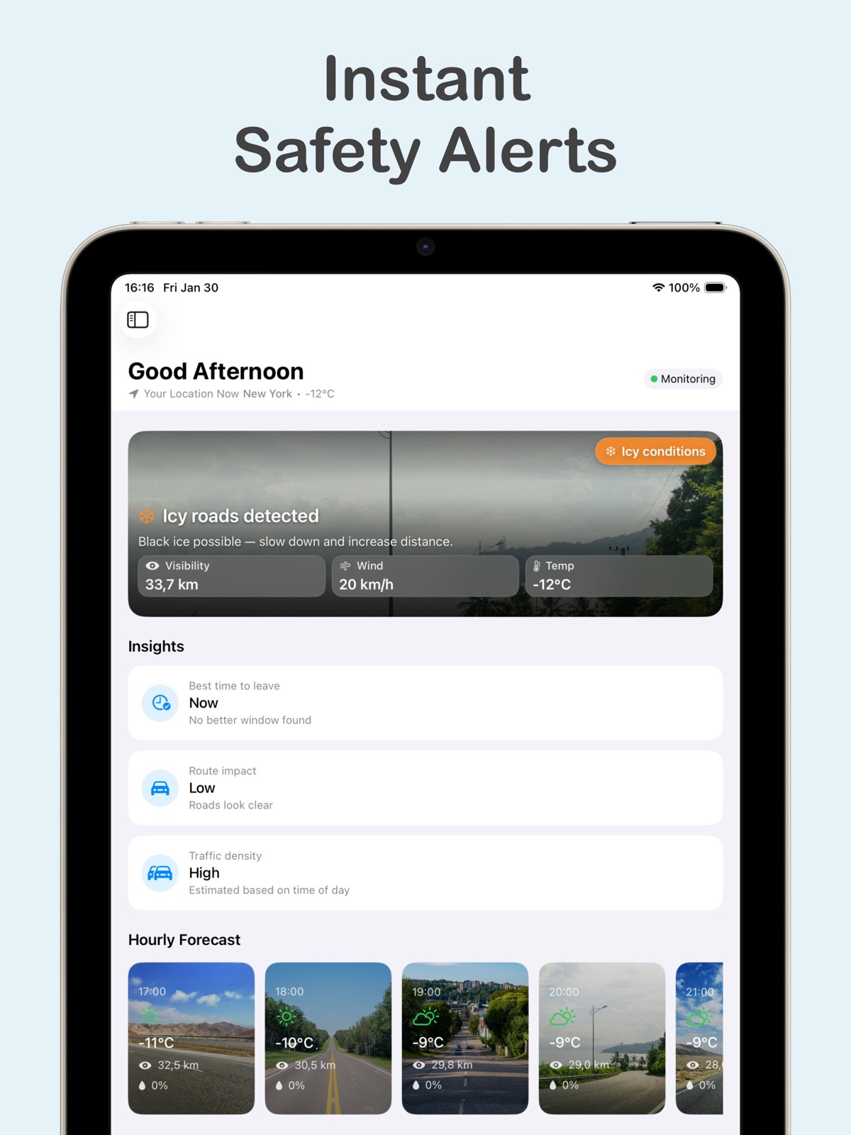 DriveSafe: Fog & Snow ipad screenshot 1