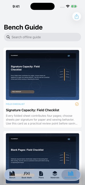 Foliowright: Bookbinding screenshot 5