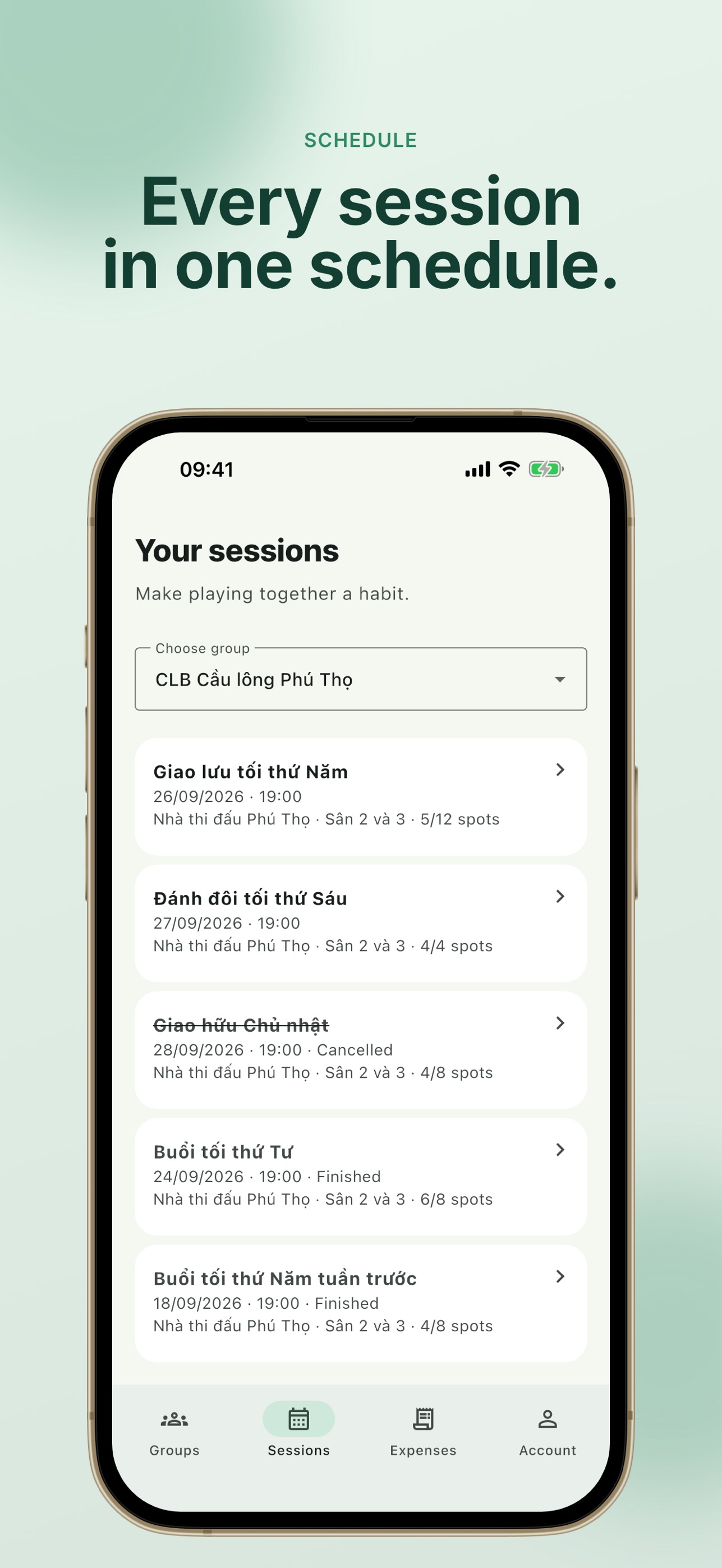 Screenshot 4 of Playday: Sports Group Planner