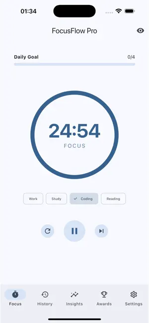 Flow Sprint : 25 Min Focus screenshot 2
