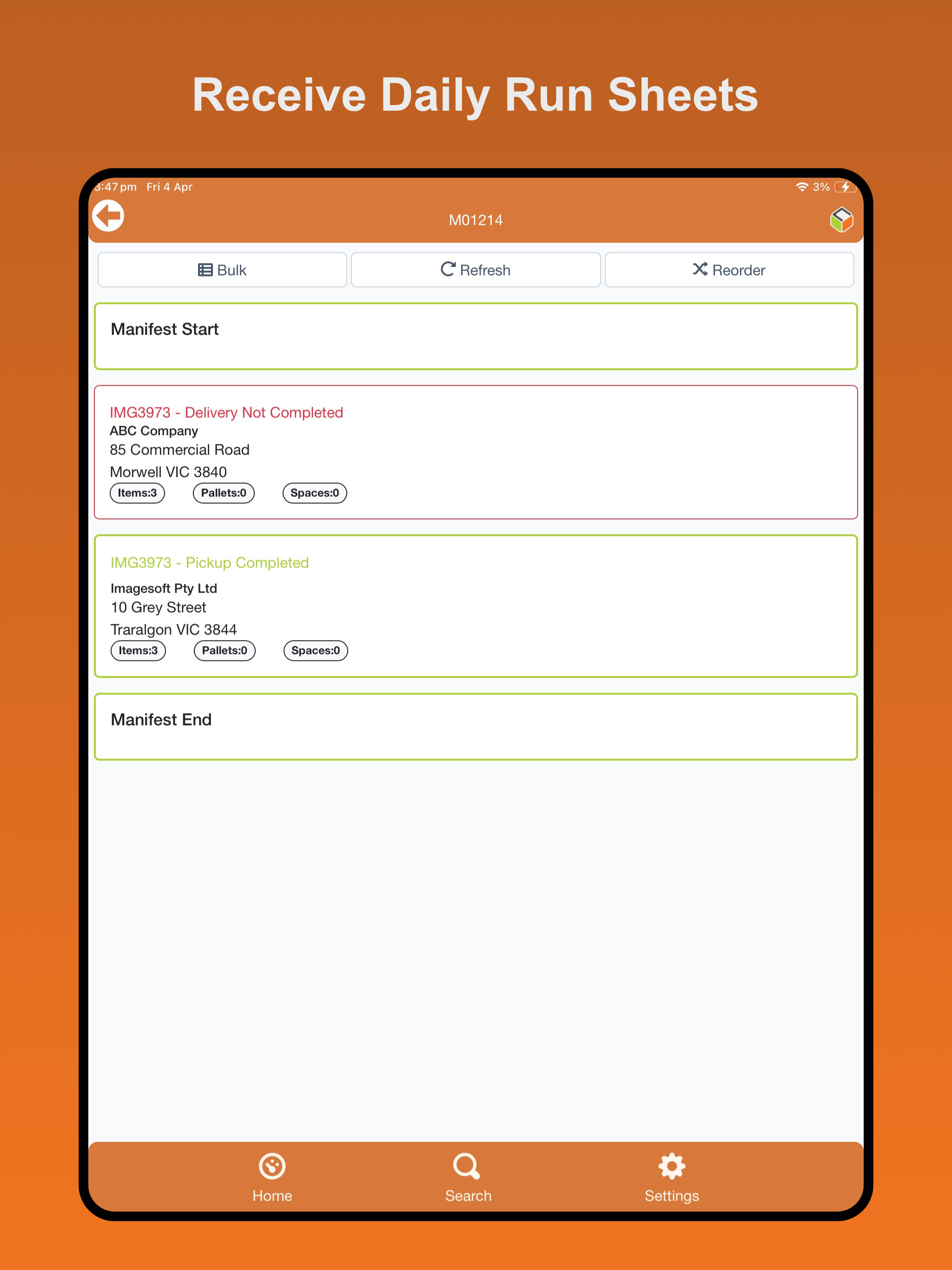 Consignmate Driver App