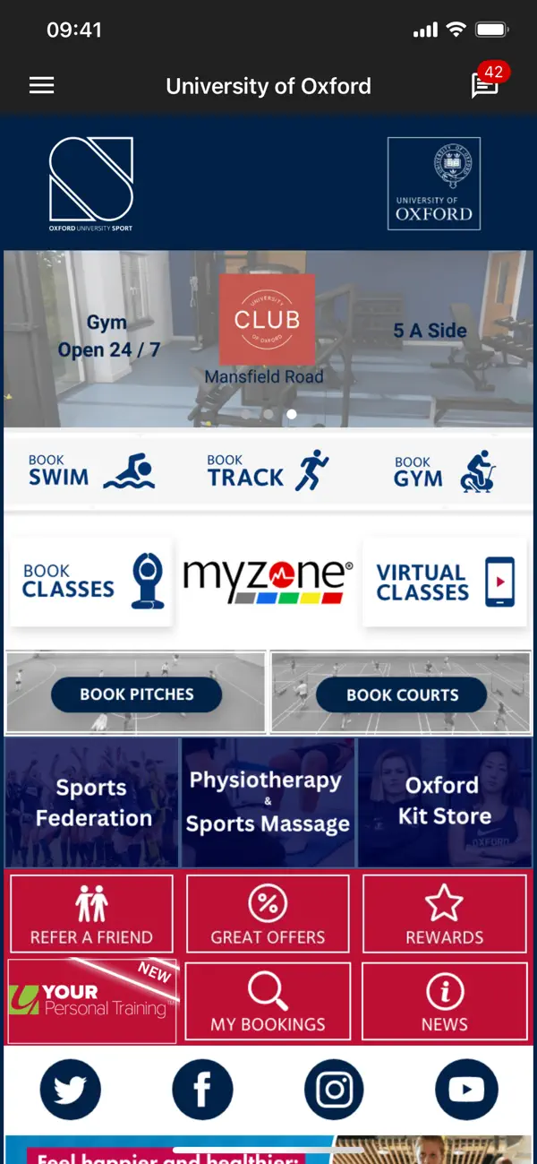 Screenshot #1 pour OU Sport & News