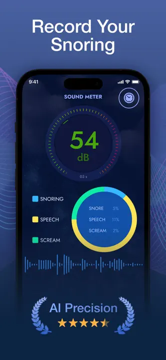 Snore Recorder: Screenshot 1 von 7