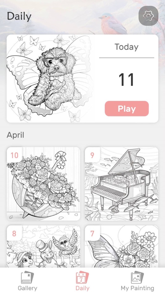 #7. Vivid Color Paint By Number (iOS) By: HK PIXO TECHNOLOGY LIMITED