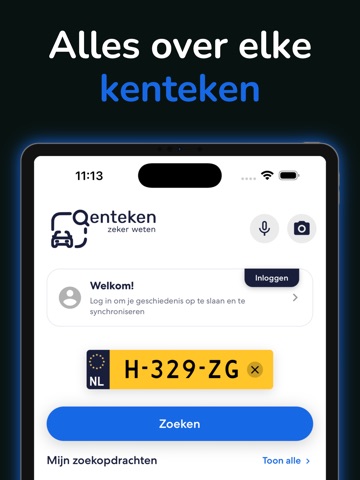 Qenteken - Kenteken Check iPad screenshot 1