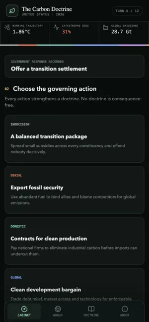 The Carbon Doctrine screenshot 4