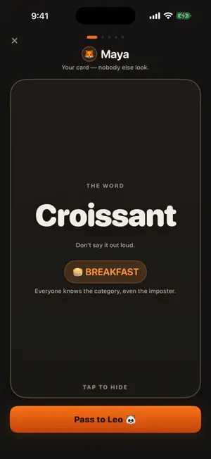Imposterly: Imposter Word Game screenshot 3