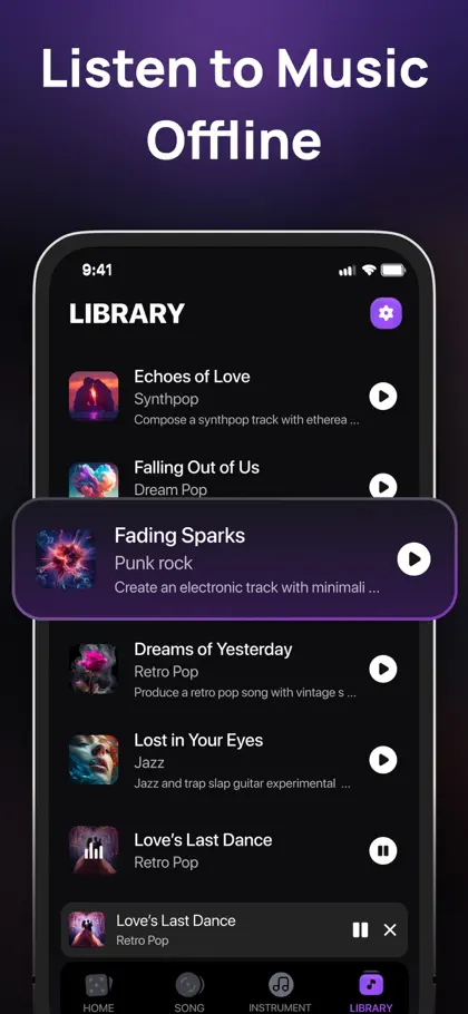 AI Song Generator - Song Maker ekran görüntüsü 4 / 4