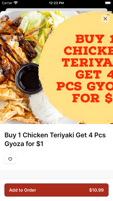 NARA TERIYAKI iPhone screenshot 4 - Food & Drink app