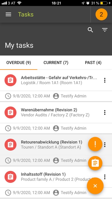 Testify Mobile Screenshot
