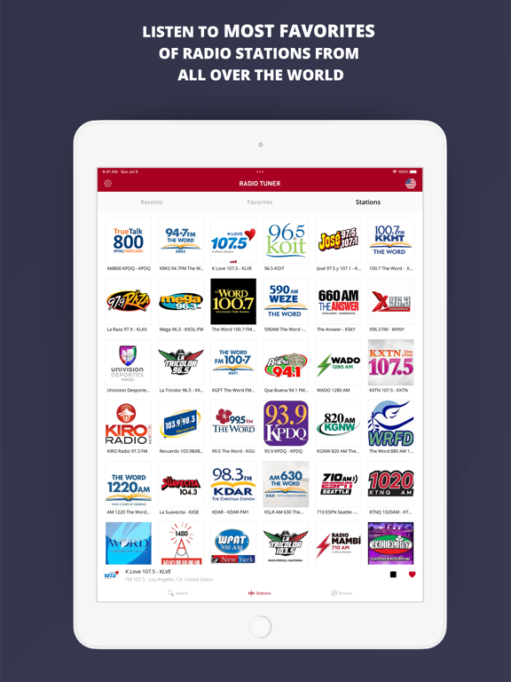 Screenshot #4 pour Radio Tuner - Radio App