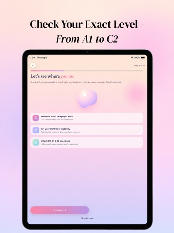 Learn English: Ninecoach iPad screenshot