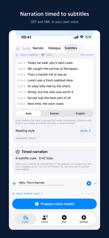 Narrate - My Voice Screenshot 2 of 10