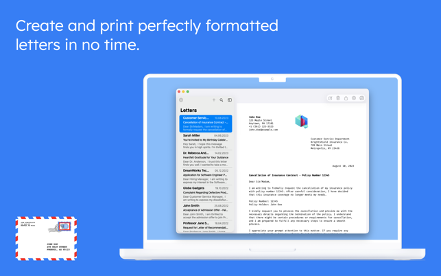 Letter: just write letters Screenshot