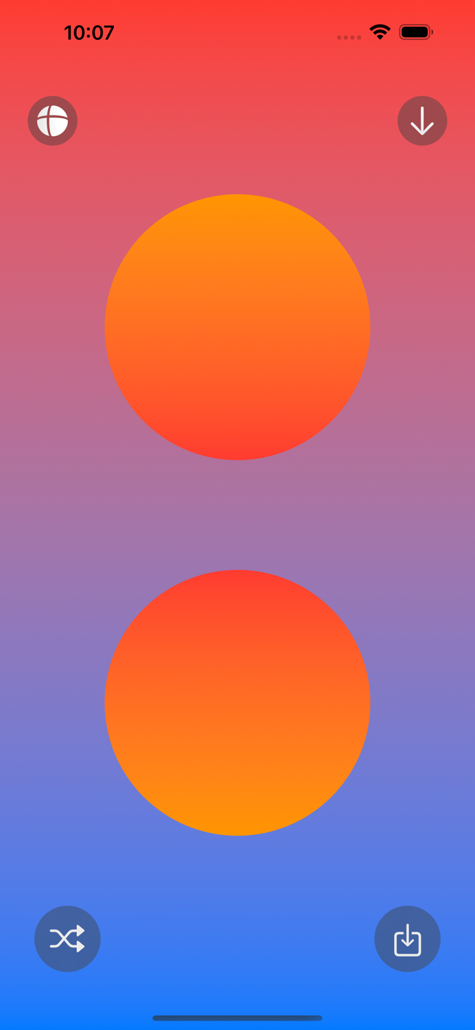 Creador de arte con formas