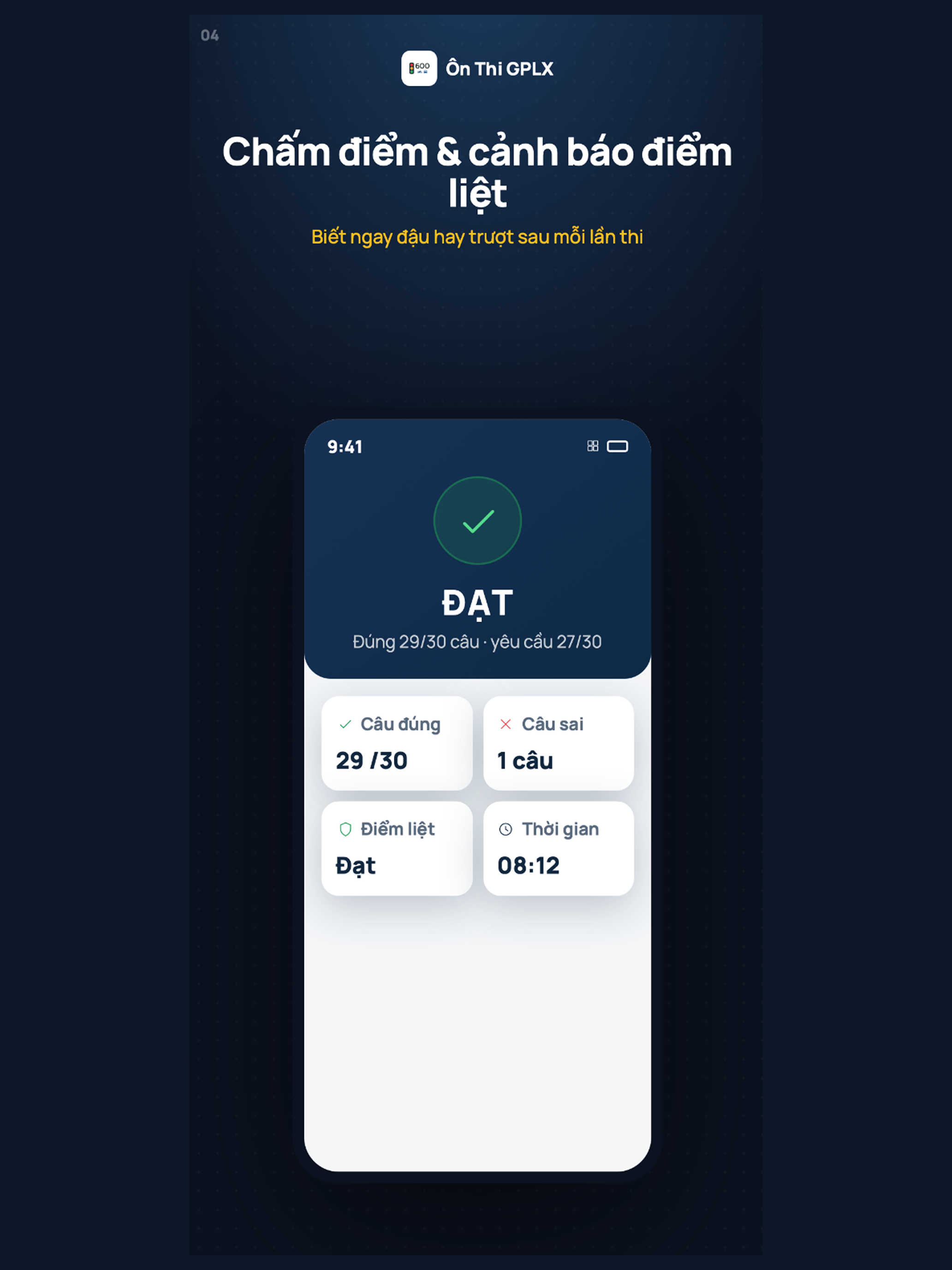 Ôn thi GPLX - Bộ 600 Câu hỏi screenshot 9