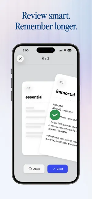 Toly: AI Language Flashcards screenshot 3