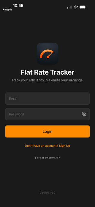 Flat Rate Tracker Screenshot 1 of 5