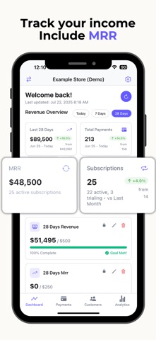 Launchly - Stripe Widget App Screenshot 3 of 4