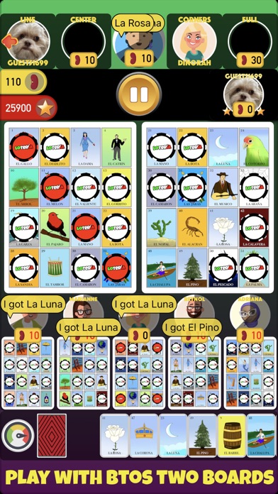 Lotería Mexicana Game Screenshot