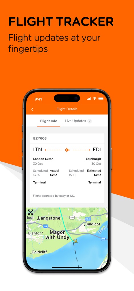 easyJet: Travel App - Real-time Flight Tracking