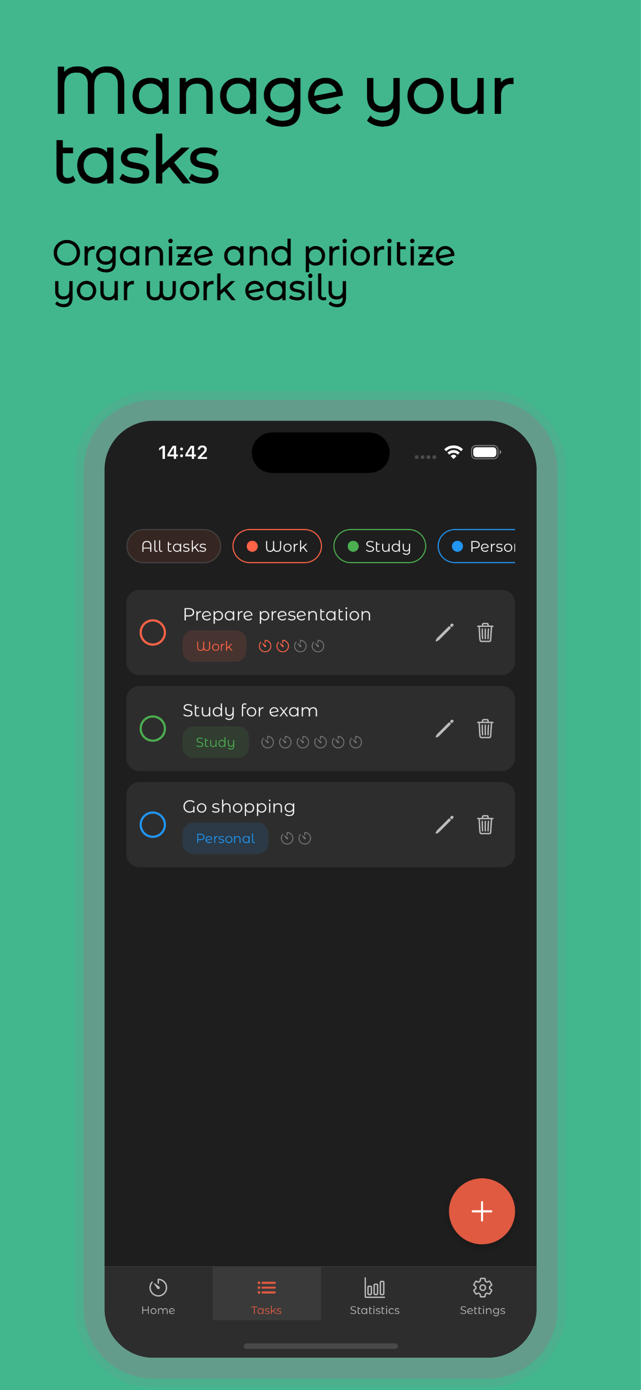 Pomodoro - Stay focused screenshot 3