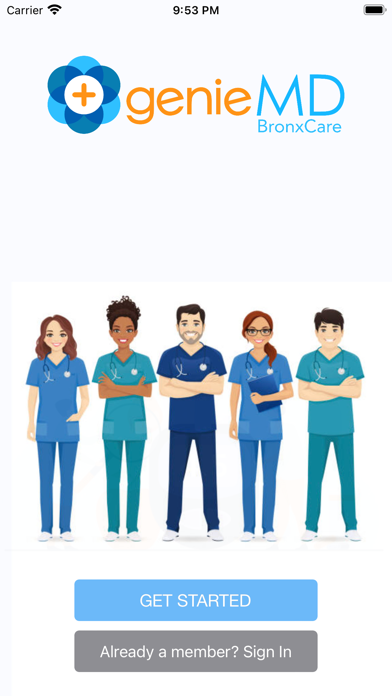 GenieMD BronxCare Screenshot