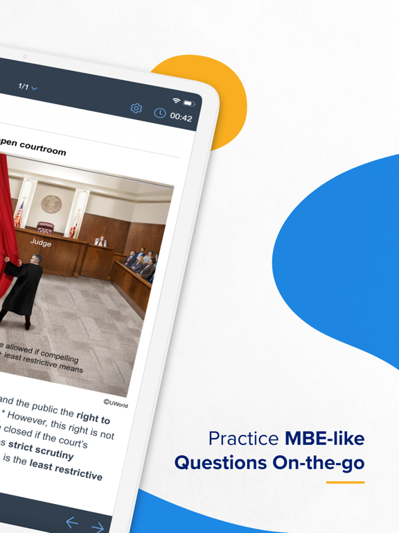 Screenshot #5 pour UWorld Legal | Bar Prep