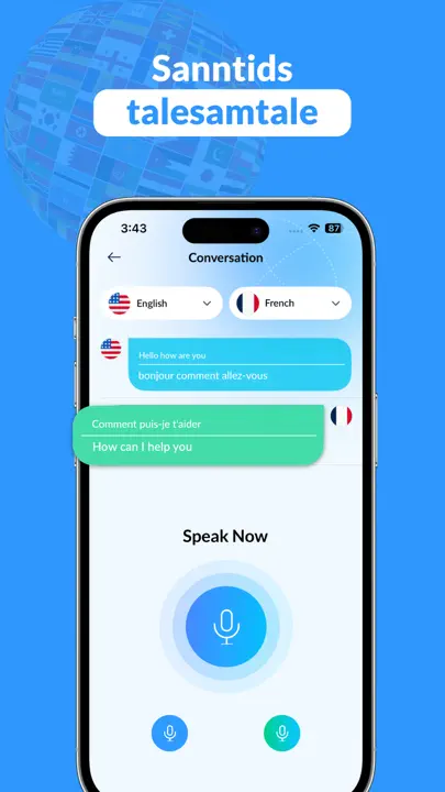 Nextrans: AI Chatoversetter iPhone-skjermbilde 1