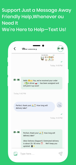 Ubisi Delivery Screenshot 3 of 4