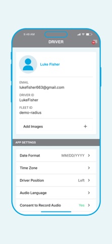 Kinesis Vision iPhone screenshot