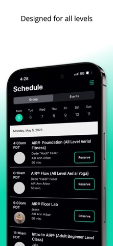 AIR® Aerial Fitness iPhone screenshot