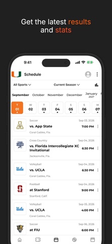 Miami Hurricanes app screenshot 3