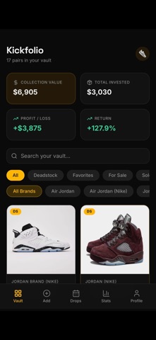 KickFolio Screenshot 1 of 3