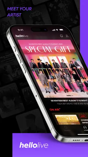 hellolive - meet your artists screenshot 1