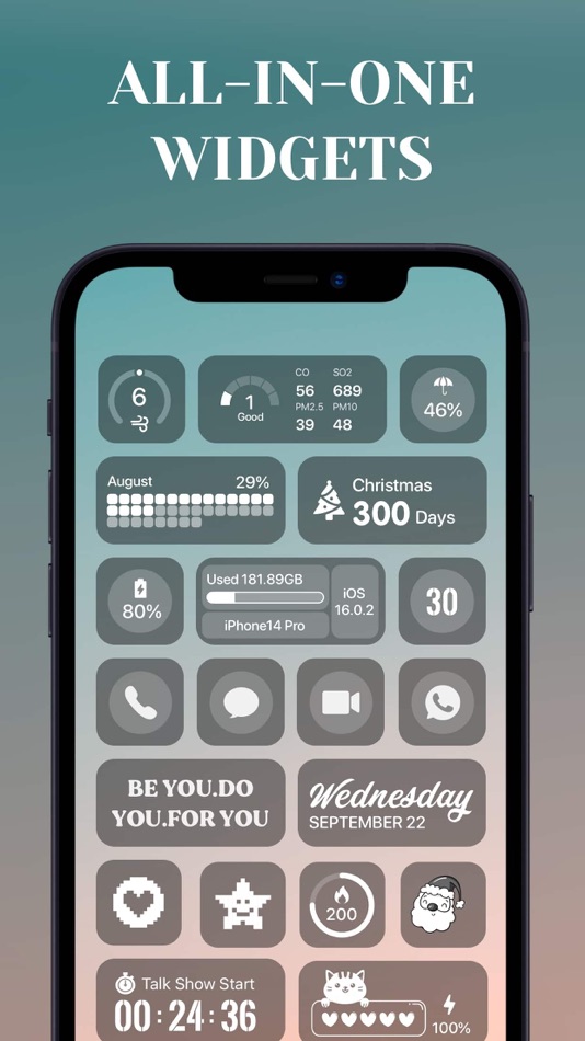 #6. LockWidget - LockScreen Themes (iOS) Által: SoCloud Technology Co., Limited