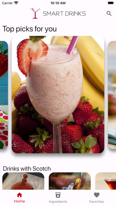 Smart Drinks NSS Screenshot