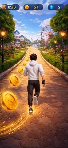 Park Runner Endless Treasure iPhone screenshot