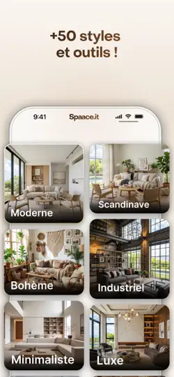 Capture d'écran de Spaace It - Déco Intérieur IA sur iPhone 5