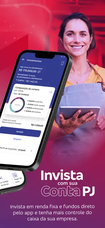 Bradesco Empresas: Conta PJ screenshot 2 of 7