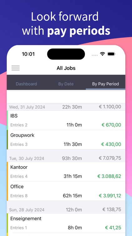 Salarybook Time Tracking screenshot-4