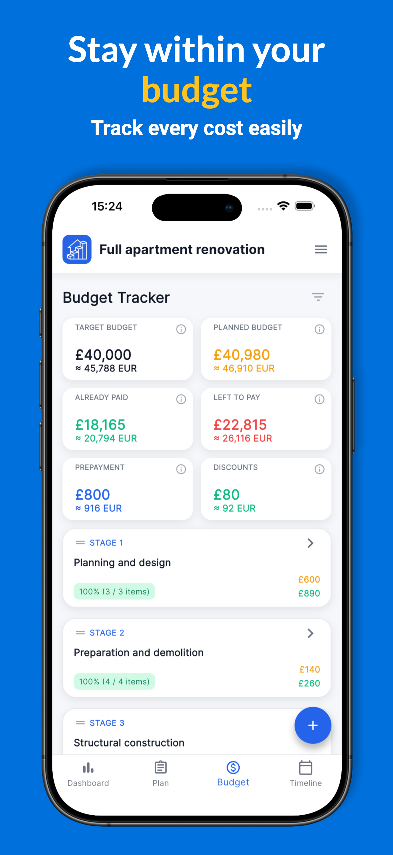Reno Pro: Refurb & Budget