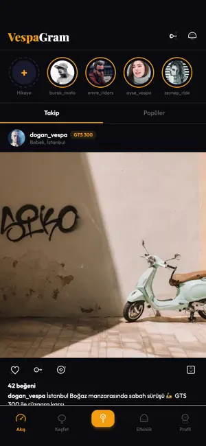 VespaGram screenshot 1