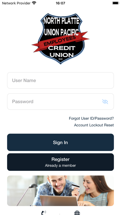 North Platte Credit Union Screenshot