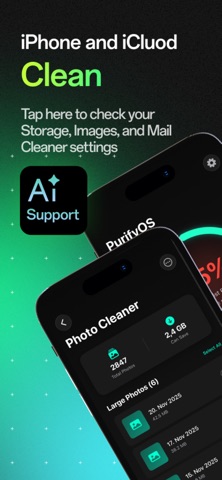 PurifyOS: AI Cleaner & Storage Screenshot 2 of 6