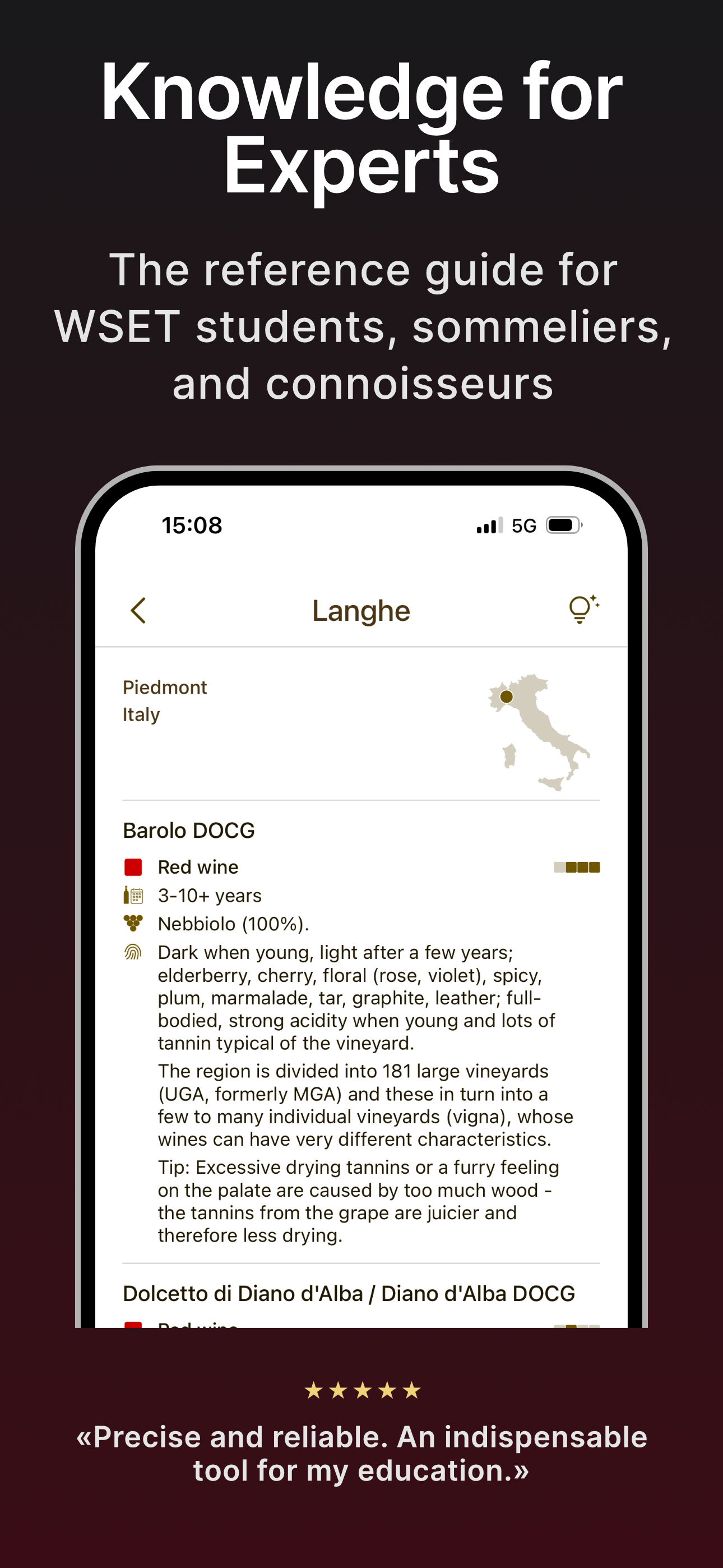 Wine Profiles & Vine Varieties screenshot 6